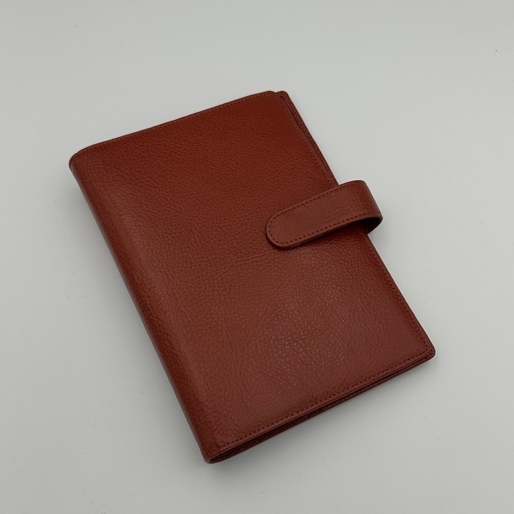 Davinci Vintage Leather Planner camel color
